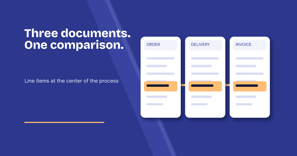 Delivery Note, Purchase Order and Invoice Matching: Handling Exceptions