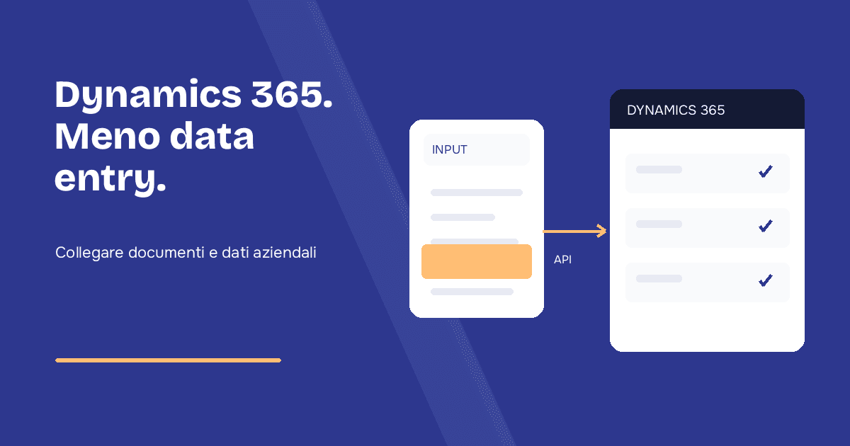 Come eliminare il data entry in Microsoft Dynamics 365 con l'intelligenza artificiale